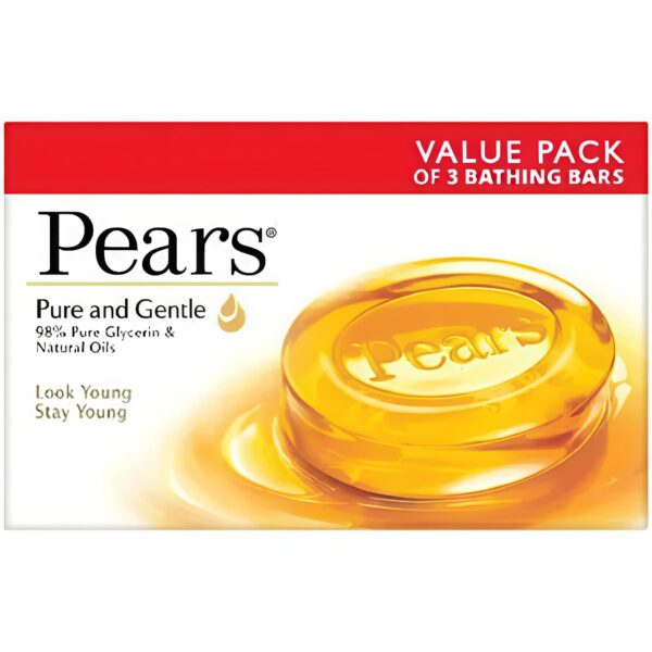 PEARS PURE & GENTLE SOAP 125GM*5 MRP 405 PACK SIZE 10